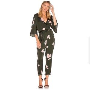 One Teaspoon Quartermaster Wrap Jumpsuit floral